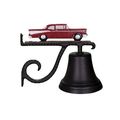 Montague Metal Products Cast Bell With Red Classic Car