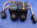 Jeep Wrangler Sport Rubicon Tj Rocker Switch Pair For Lights And Rock 1997 To 2006 Black Panel Mount 12v 15a Switches
