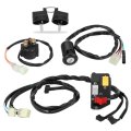 Handlebar Key Starter Relay Switch Kit For Honda Recon 250 Trx250tm 2007-2020 Manual Shift 35150-hm8-b63 35100-hm8-000