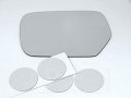 03-06 Mitsubishi Outlander Left Driver Mirror Glass Lens With Adhesive Non Heated Clear Flat 4 2 3 In X 7 Model 2976