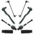 Tie Rod Suspension Kit With Sway Bar Links Front 8 Piece Set Mechanics Choice For 2000 Bmw 328ci