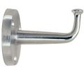 Bobrick 211 Brass Heavy-duty Clothes Hook With Exposed Mounting Satin Nickel-plated Finish 300 Lbs Work Load Limit 3-7 16
