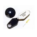 10x Round Led Lighted Jewelers Loupe Triplet