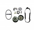 Gokart Cvt Transmission Clutch Kit With Rear Drive Front Variator Pulley Belt And Gasket Fits All Vitacci Hummer 200cc 200gkh-2