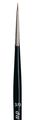 Da Vinci Watercolor Series 36 Paint Brush Round Russian Red Sable With Black Handle Size 3 0