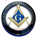 Equinox Mr Afam Master Mason Auto Emblem Elegant Black And G
