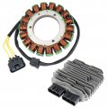 Caltric Stator And Regulator Rectifier Compatible With John Deere Xuv Gator 620i 625i Gas Miu11412