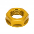 Rear Wheel Axle Nut Fydun M22x1 5 Aluminum Lock Motorcycle Parts Replacement For Yamaha Kawasaki Suzuki Gold