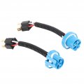 Wiring Harness Headlights Wire Sockets 2pcs 9007 Male To H4 Female Plug Headlight Conversion Cable Connector Adapter