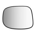 Driver Left Heated Mirror Glass Lens For Honda Civic Hybrid 2012 2015 Convex Reflective Silver Replacement With Backplate Mount