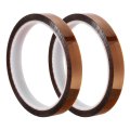 Heat Resistant Tape 2 Pcs High Temperature Transfer Polyimide Film Adhesive 12mm X 33m 108ft