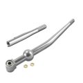 Auto Dynasty For Civic Del Sol Crx Integra Single Bend Short Throw Shifter Silver 3 5 Inches Extension Kit