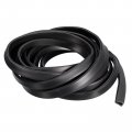 Uxcell U Channel Edge Trim 11 5ft Length Rubber Guard Seal Strip Protector Flat Fit For 3 5-4mm 9 32 W X 7 16 H Black