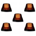 Roof Clearance Led Lights For 2017-2022 Ford F250 F350 F450 F550 Super Duty Pickup Truck Chrome Housing Smoke Tinted Lens