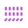 Uxcell 15 Pcs M3x8mm Round Aluminum Standoff Column Spacer Female Purple For Drone Fpv Quadcopter Racing Rc Multirotors Parts