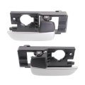 Front Interior Door Handle Pair For Hyundai Accent 2006 2011 Driver And Passenger Side Black With Lock Button Hy1352119
