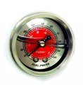 Vms Racing 90-01 Red Fuel Pressure Gauge Liquid Filled 0-100 Psi For Acura Integra 1990-2001