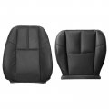 Secosautoparts Driver Or Passenger Side Bottom Top Lean Back Leather Seat Cover Black Fit For Chevrolet Silverado Gmc Sierra