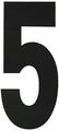 Factory Effex 02-4475 Black 8 Standard Number Graphic