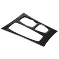 Carbon Fiber Style Center Console Gear Box Panel Cover Trim Sturdy Weather Resistance Elegant Flavor X5 X6 E70 E71 2010a 2013