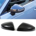 Carbon Fiber Replacement Side View Mirror Housing Covers Fits For 2014-2018 Audi A3 S3 Rs3 W O Lane Assist Lights