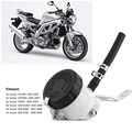 Qiilu Front Brake Reservoir For Suzuki Sv650 03-09 Sv100s 03-07 Yamaha Motorcycle Master Cylinder Oil Fluid Bottle