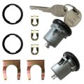 Pair Of Dl7b D571a 2dlk2 Door Lock Cylinders W Keys For Pontiac Ventura 1965-1977