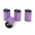 Marlin Fishing Illustration Valve Stem Caps For Tire Rim Wheel Aluminum Purple