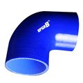 Upgr8 Universal 4-ply High Performance 90 Degree Elbow Coupler Silicone Hose 3 25 83mm Blue