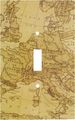 Old World Maps Decorative Switchplate Cover