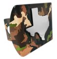 State Of Texas All Metal Woodland Camo Hitch Cover For Trucks And Suvs Fits Standard 2 In Trailer Receivers Premium