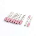 Uxcell 10 Pcs 3mm Shank 6mm Conical Abrasive Mounted Grinding Stones