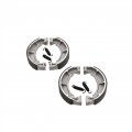 Front Brake Shoes For 1986 Kawasaki Klf185 185 Bayou