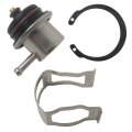 Fuel Injection Pressure Regulator Replacement With Clip And Snap Ring Compatible For Chevrolet K2500 Pickup 1996-2000 Replaces