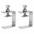 Stainless Steel C-clamp With 46mm Wide Jaw Opening For Woodworking Welding Building Household Mount 2 Pcs