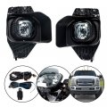 Fog Light Kit For 2011-2015 Ford F250 F350 F450 F550 Superduty Driving Lamps Wiring Bezel Smoky Lens
