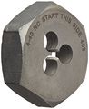 Drill America Dwt Series Qualtech Carbon Steel Hex Rethreading Die 4-40 Size Pack Of 1