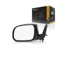 Door Mirror Driver Side For Toyota Sienna 2004 2010 Power Glass Manual Folding Non Heated Textured Black Replaces 87940ae010
