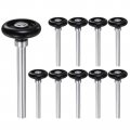 Uxcell 10pcs 1 8 Nylon Garage Door Rollers For 2 Track 4 25 Stem Standard Black