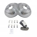 Rear Ceramic Brake Pads Rotors Kit Set For Chevy Equinox Torrent Vue