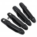 Set Of 4 Front Rear Left Driver And Right Passenger Side Exterior Door Handle With Keyhole For Toyota Sienna 1998-2003