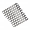 Uxcell 5 Pairs Metric Hand Threading Tap Set M3 Thread 0 5mm Pitch Taper Plug Milling Taps Straight Flutes High Speed Steel