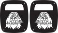 Jeeptails Bigfoot Smoking Tail Light Covers For Jeep Wrangler Tj And Yj Set Of 2
