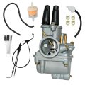 Cylinman Pw80 Carburetor With Throttle Gas Cable Fit For Pw 80 Y-zinger Yzinger Dirt Pit Bike 1985-2006 Carb