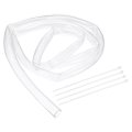 Flexible Pvc Tubing 22mm Id X 26mm Od 6 Feet Long Clear Vinyl Water Pipe Lightweight Plastic Hose With Zip Ties For Aquaponics