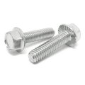 150 Pieces 1 4-20x3 4 18-8 Stainless Steel Serrated Hex Flange Bolts Screws Unc Coarse Full Threads Plain