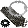 Black Drive Chain And Sprockets Kit For Yamaha Yfz450 Yfz450v 2004 2013