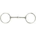 Aime Imports Western Ss Twisted Wire Snaffle O-ring Bit