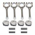 4 Set Connecting Rod Piston 23041 2b600 For Kia Rio Soul 2010 2018 And Hyundai Accent Veloster 2012 2017