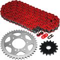 Caltric Red O-ring Drive Chain Sprockets Kit Fits Kawasaki Zr1000 Zr-1000 Z1000 2003-2006 2010-2013